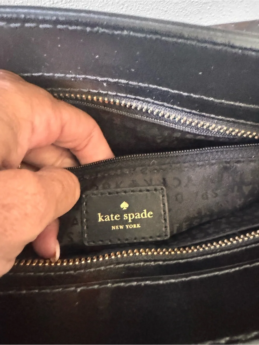 Kate Spade Floral & Leather Purse